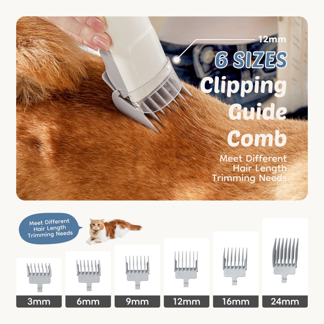 SalonAir grooming vacuum with cordless clippers and attachments