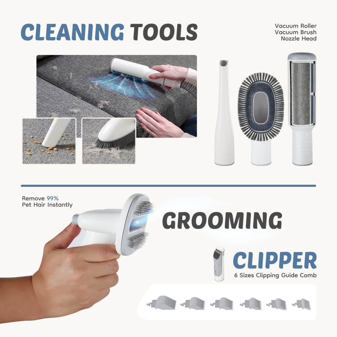 SalonAir professional pet grooming vacuum package contents