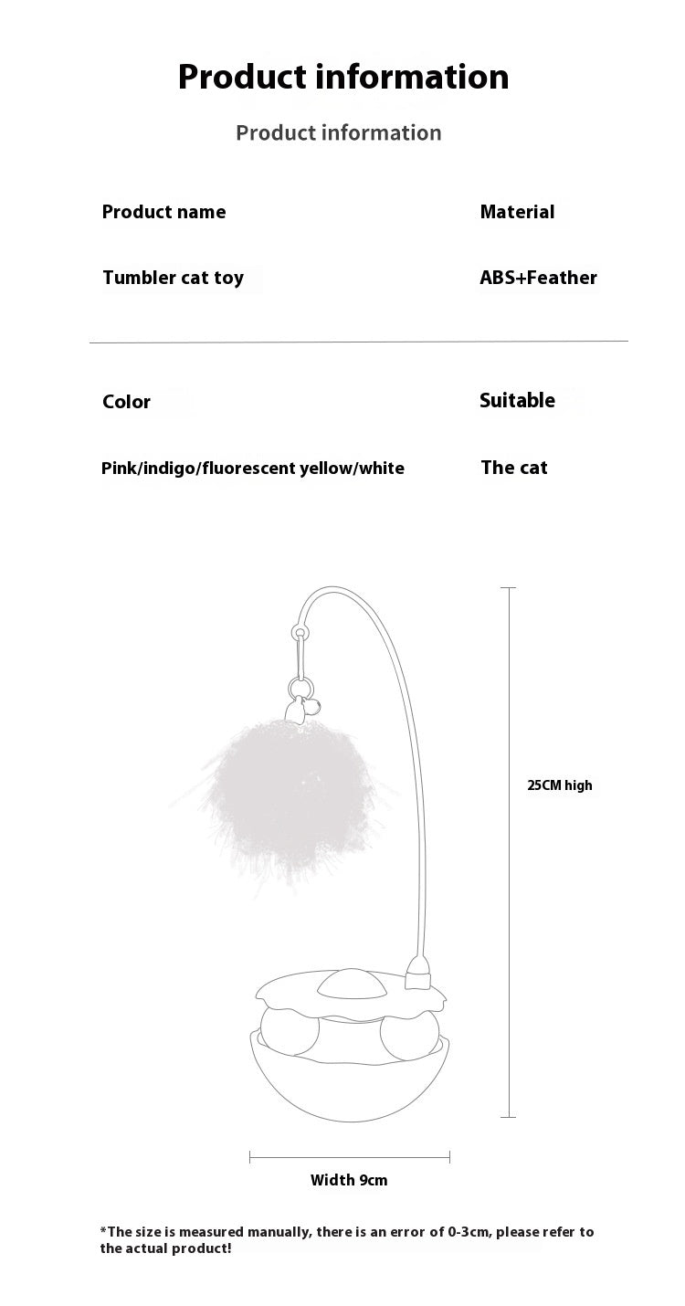 Pawshé PlaySphere interactive cat tumbler toy - product image 8
