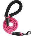 Pawshé LumiGuard reflective rope leash in pink