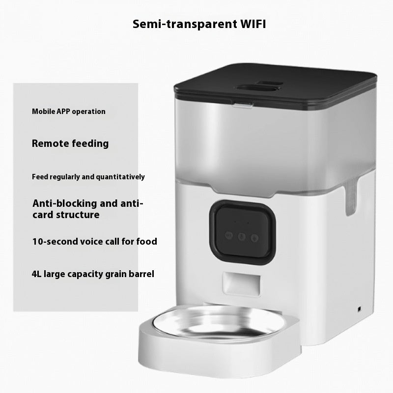 LumiServe smart feeder package and included accessories